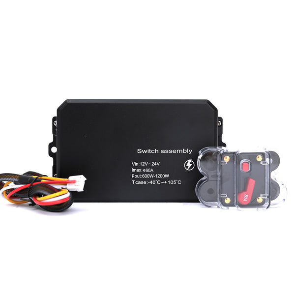 8 Gang Switch Panel, AKD Part Circuit Control Box Wiring Harness On-Off Button for Truck Marine