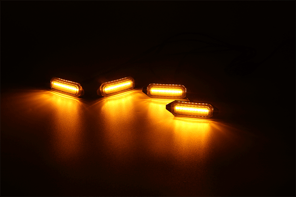 Luces de la parrilla de Toyota RAV4 LED 2020 2021 luces de la parrilla delantera luz ámbar 