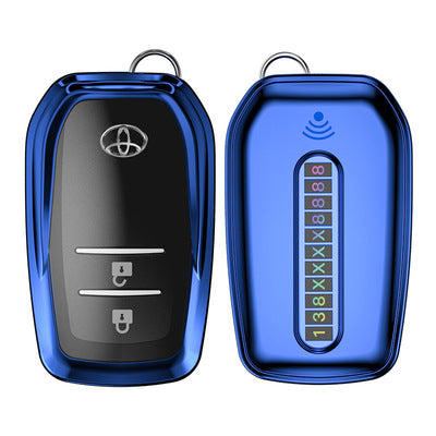 Straight leather car key case – AutoEquation